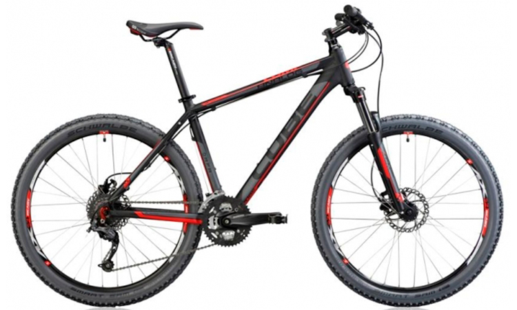 Фотографія Велосипед Cube Analog comp 26" 2014, розмір XL, чорно-червоний